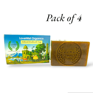 LoveMist Organics sandalwood soap pack of 4